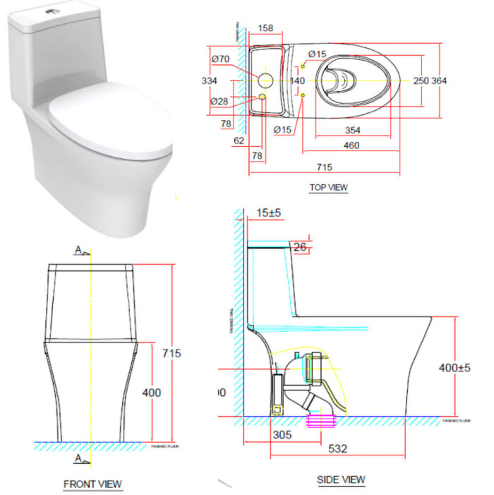 ban ve ky thuat bon cau 1 khoi american standard vf 2530 2530 wt flexio nap em
