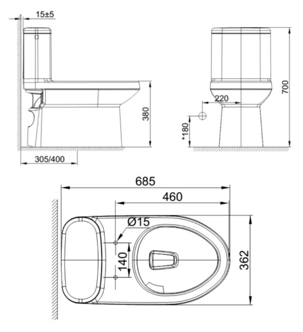 ban ve ky thuat bon cau 1 khoi american standard wp 1841 dong cadet nap em