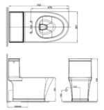ban ve ky thuat bon cau 1 khoi american standard wp 2025 dong kastello nap em