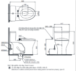ban ve ky thuat bon cau 1 khoi toto ms855dt2 nap tc393vs vua thiet bi ve sinh