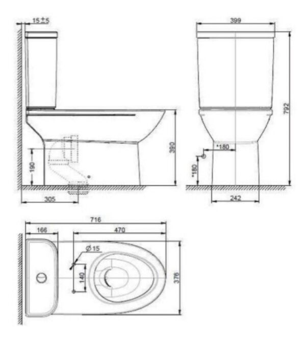 ban ve ky thuat bon cau 2 khoi american standard 2630 wt dong neo modern nap em