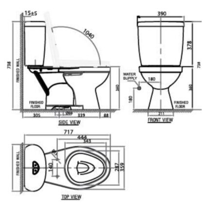 ban ve ky thuat bon cau 2 khoi american standard vf 2396sl dong winston plus nap em