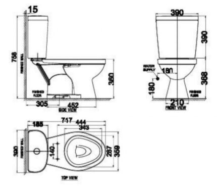 ban ve ky thuat bon cau 2 khoi american standard vf 2397sl dong winplus nap em 510x436