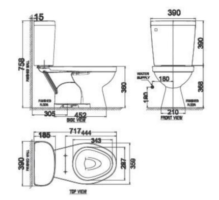 ban ve ky thuat bon cau 2 khoi american standard vf 2398sl dong winplus nap em