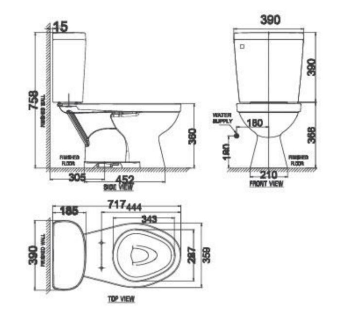 ban ve ky thuat bon cau 2 khoi american standard vf 2398sl dong winplus nap em