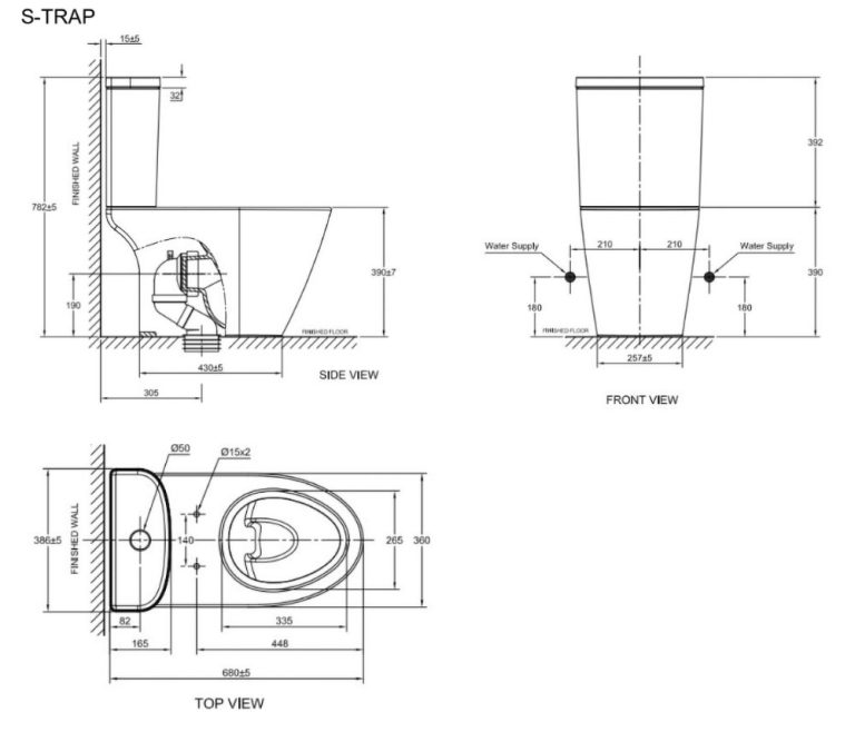 ban ve ky thuat bon cau 2 khoi american standard vf 2407 2407 wt dong compact codie nap em s trap