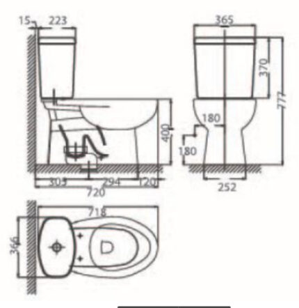 ban ve ky thuat bon cau 2 khoi american standard vf 2714 dong new codie ii nap em