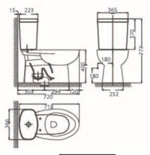 ban ve ky thuat bon cau 2 khoi american standard vf 2714 dong new codie ii nap em 510x524