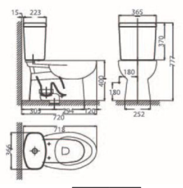 ban ve ky thuat bon cau 2 khoi american standard vf 2714 dong new codie ii nap em