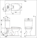 ban ve ky thuat bon cau 2 khoi inax c 306vptn c306vptn nap em thoat ngang