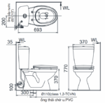 ban ve ky thuat bon cau inax 2 khoi c 108va c 108van