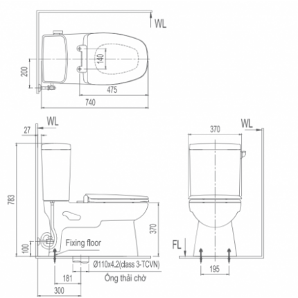 ban ve ky thuat bon cau inax ac 838vn xa gat mau moi 440x440