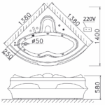 ban ve ky thuat bon tam goc caesar at5132 14m