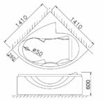 ban ve ky thuat bon tam goc caesar at5140 14m