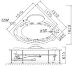 ban ve ky thuat bon tam goc massage caesar mt5150 15m