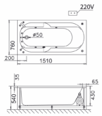 ban ve ky thuat bon tam massage caesar mt0250