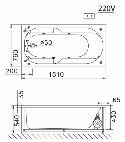 ban ve ky thuat bon tam massage caesar mt0250