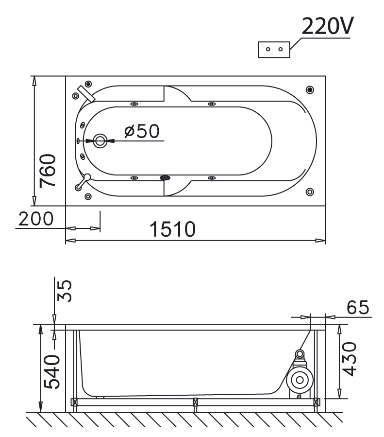 ban ve ky thuat bon tam massage caesar mt0250
