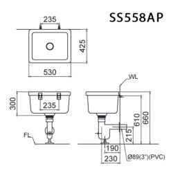 ban ve ky thuat chau giat caesar ss558ap xa tuong