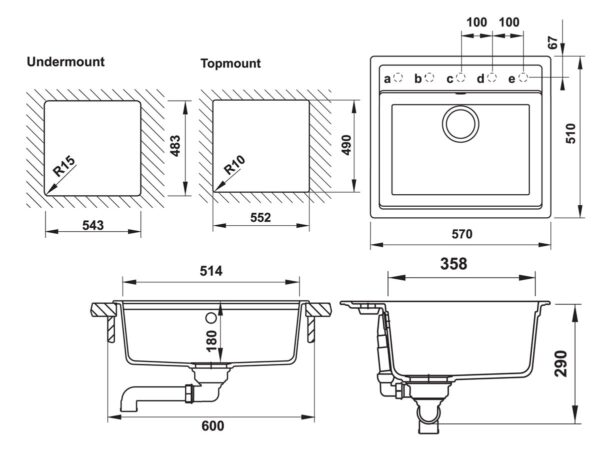 ban ve ky thuat chau rua bat da hafele hs20 gen1s60 57034570