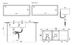 ban ve ky thuat chau rua bat inox hafele hs21 ssd2s90l 56794050