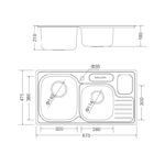 ban ve ky thuat chau rua bat inox malloca ms 1024