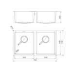 ban ve ky thuat chau rua bat inox malloca ms 6075