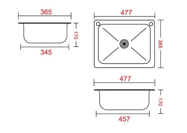 ban ve ky thuat chau rua bat inox son ha 1h447s 1 ho