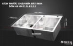 ban ve ky thuat chau rua bat inox son ha hmx2l8223 2 ho