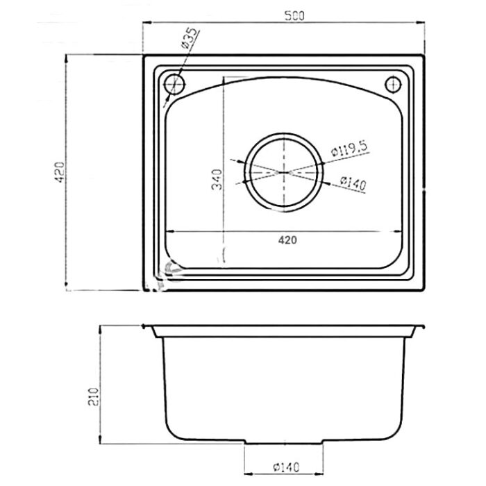 ban ve ky thuat chau rua bat inox son ha s50 1 ho