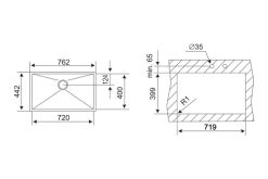ban ve ky thuat chau rua bat teka be linea ro 7240