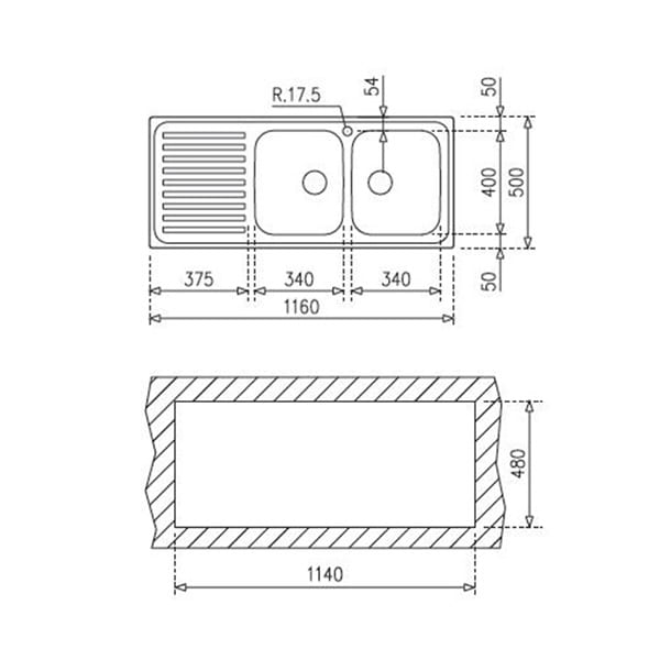 ban ve ky thuat chau rua bat teka classic 1160500 2b1d