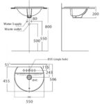 ban ve ky thuat chau rua mat lavabo american standard 0452 wt duong vanh am ban da