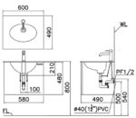 ban ve ky thuat chau rua mat lf5024 eh060v treo tuong