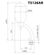 ban ve ky thuat hop dung xa phong toto ts126ar