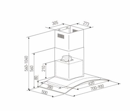 ban ve ky thuat may hut mui arber ab700l