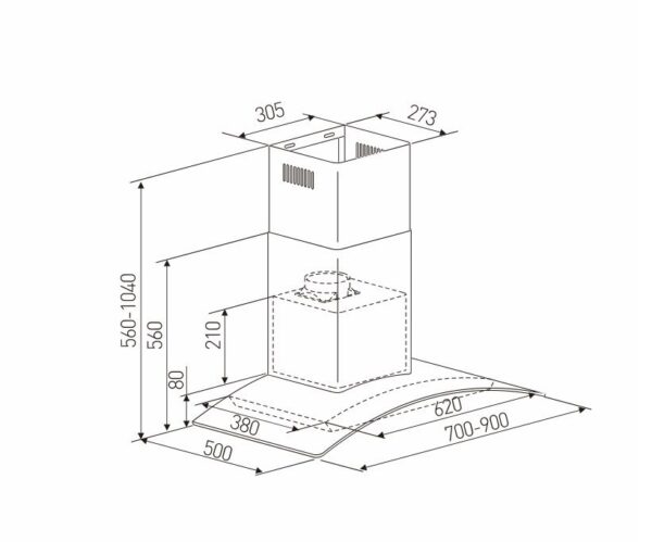 ban ve ky thuat may hut mui arber ab700l