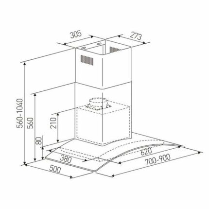 ban ve ky thuat may hut mui arber ab700n 2
