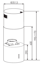 ban ve ky thuat may hut mui arber ab700s1 35cm doc lap