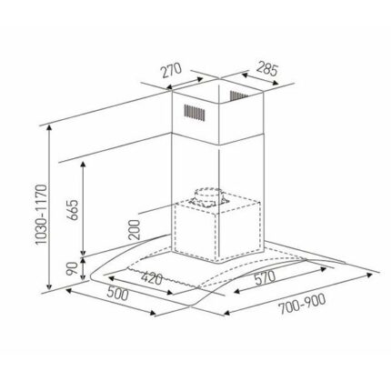 ban ve ky thuat may hut mui arber ab701sl