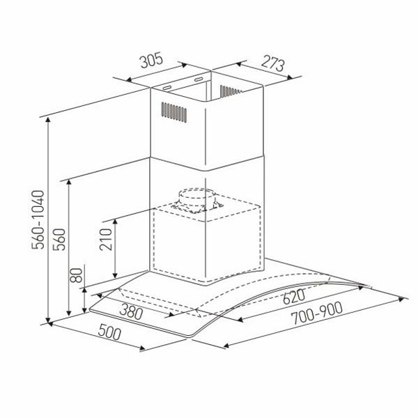 ban ve ky thuat may hut mui arber ab703sl 2