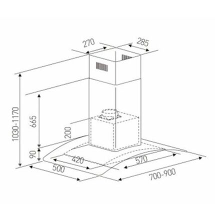 ban ve ky thuat may hut mui arber ab900ea 2