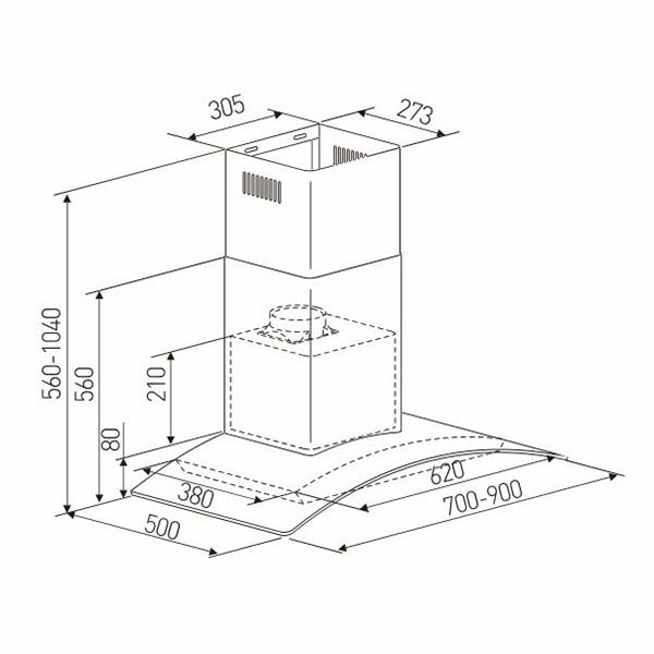ban ve ky thuat may hut mui arber ab900n 2