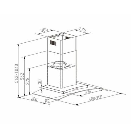 ban ve ky thuat may hut mui arber ab900q 2