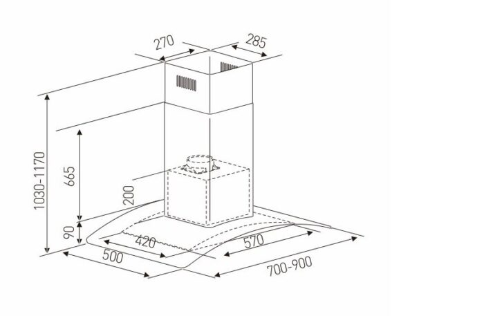 ban ve ky thuat may hut mui arber abtm05