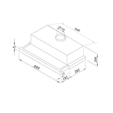 ban ve ky thuat may hut mui bauer bc 7002i new