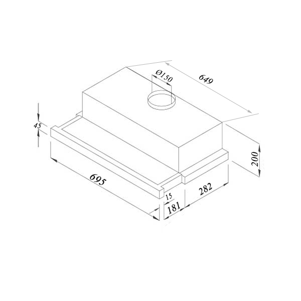 ban ve ky thuat may hut mui bauer bc 7002i new