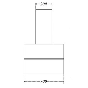 Bản Vẽ Kỹ Thuật Máy Hút Mùi Bauer BC 70ESC