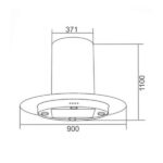 ban ve ky thuat may hut mui canzy cz 350c