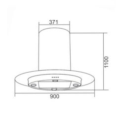 ban ve ky thuat may hut mui canzy cz 350c